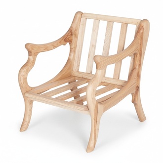 Sessel Naturholzstuhl Stuhl Stühle Relax Outdoor Möbel Garten Balkon Sessel