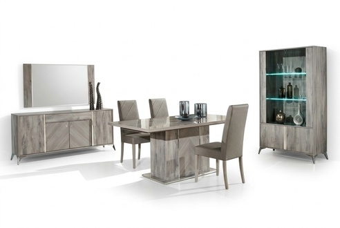 Set 4x Stuhl Stühle Sessel Esszimmer Garnitur Holz Modern Gruppe Lehnstuhl Möbel