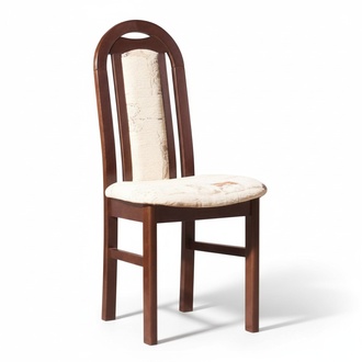 Set 8x Esszimmerstuhl Sessel Massivholz Stoff Polster Stühl Gastro Esszimmer Neu
