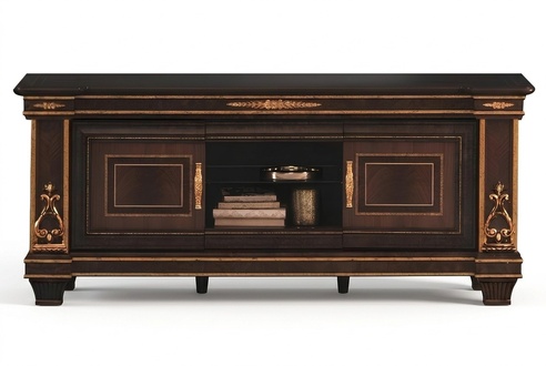 sideboard Holz Handarbeit Klassischer Unterschank rtv Fernsehschrank Möbel Neu