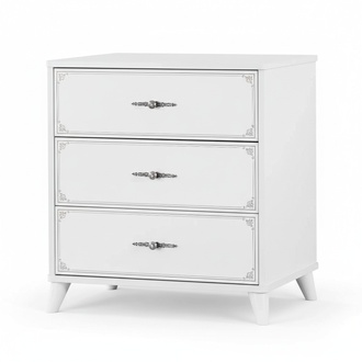 Sideboard Kommode Schrank Holz Kommoden Schlafzimmer Design Weiß Luxus
