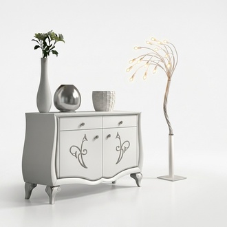 Sideboard Kommode Wohnzimmer Luxus Kommoden Weiß Möbel Holzschrank