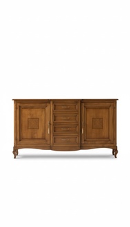 Sideboard mit Schubladen Holz Kommode Wohnzimmer Schrank Massiv Neu