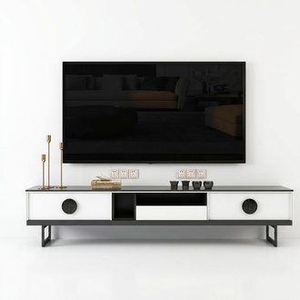 Sideboard RTV 200cm Tv Schrank Lowboard Sideboard Kommode Wohnzimmerschrank