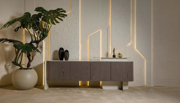 Sideboard Wohnzimmer Luxus Möbel Modern Einfarbig Design Einrichtung Holz Neu