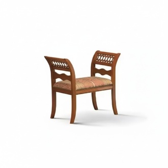 Sitzbank Polster Stoff Sitz Stil Klassische Designer Wohnzimmer Möbel