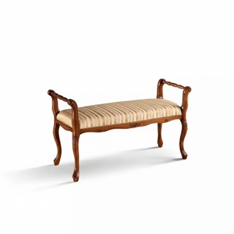 Sitzbank Wohnzimmer Klassische Bank Polsterbank Möbel Textil 101x40x57