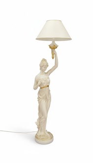 Skulptur Stand Leuchte Design XXL Steh Stand Lampe Wohnzimmer Leuchten
