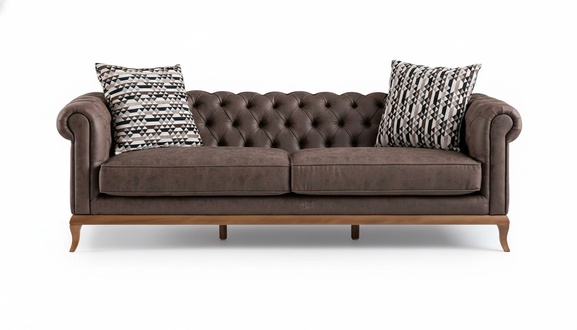 Sofa 3 Sitzer 3er Couch Loungesofa Polstersofa Kunstleder Chesterfield