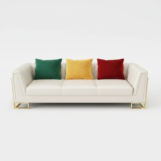 Sofa 3 Sitzer Leder Sofas Couch Polster Garnitur Sofagarnitur Moderne