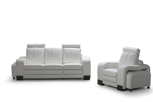 Sofa 3-Sitzer Ledersofa Couch Fernsehsessel Polstersofa Loungesofa