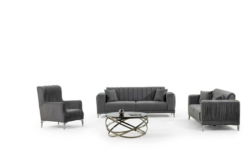 Sofa 3-Sitzer Wohnzimmer-Set Couch Komplettsofa Lounge-Garnitur Relaxgarnitur