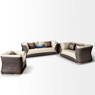 Sofa Couch Garnitur Sitz Polster Komplett Set 3+2+1 Sofas Designer