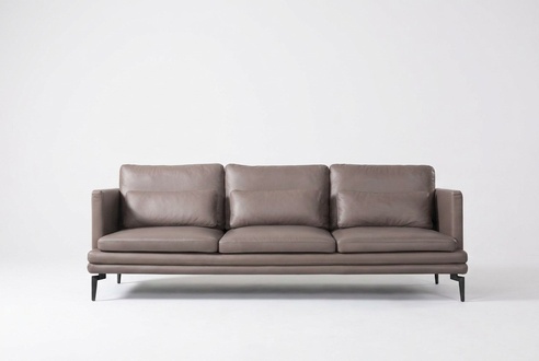Sofa Dreisitzer Couch Polster Design Sitz Zimmer Möbel Moderne Leder 3er