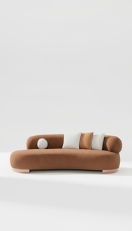 Sofa Dreisitzer Couch Wohnlandschaft Modern Praktisch Elegant