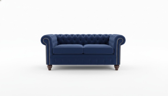 Sofa Luxus Leder Textil Chesterfield Couch Sofas Polster 3 Sitzer