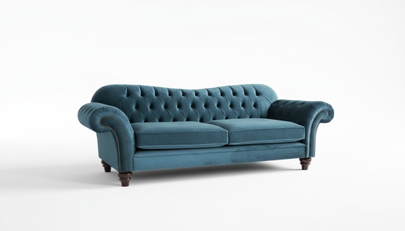 Sofa Luxus Textil Chesterfield Couch Sofas Polster XXL 3 Sitzer