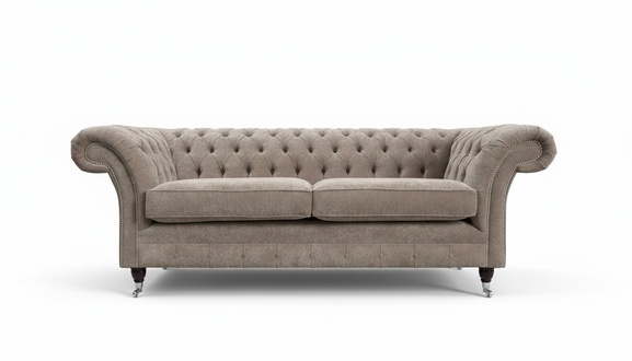 Sofa Luxus Textil Chesterfield Couch Sofas Polster 3 Sitzer Garnitur