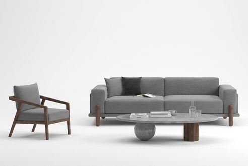 Sofa mit Sessel Komfort, der immer in greifbarer Nähe ist