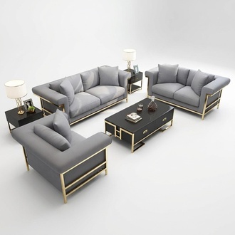 Sofa Polster Sitz Couch Garnitur Leder Wohnzimmer Sofas Set Design