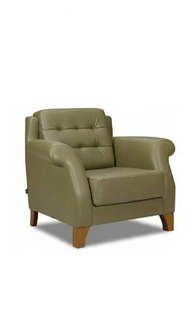 Sofa Sessel Relaxsessel Polstersessel Drehbarer Couch Lounge Club Grün