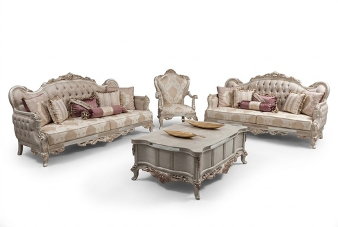 Sofa Set Barock Rokoko Möbel Wohnzimmer Sitzgarnitur Polster 4tlg. Neu