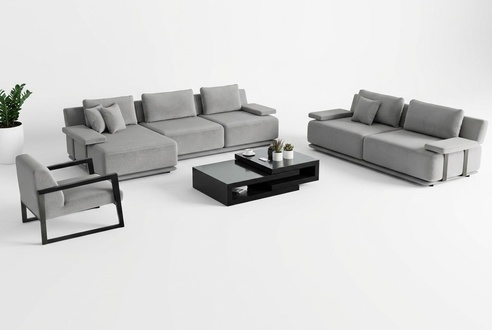 Sofa-Set für das Wohnzimmer Prägnantes Design, maximale Gemütlichkeit