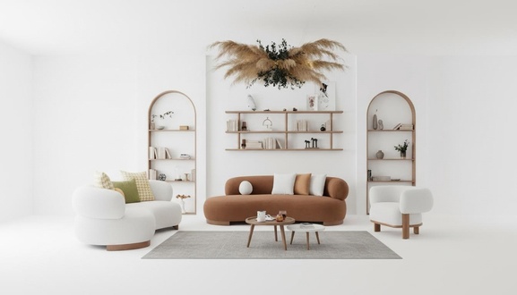 Sofa Sofagarnitur Couch Set Wohnlandschaft Modern Stilvoll Praktisch