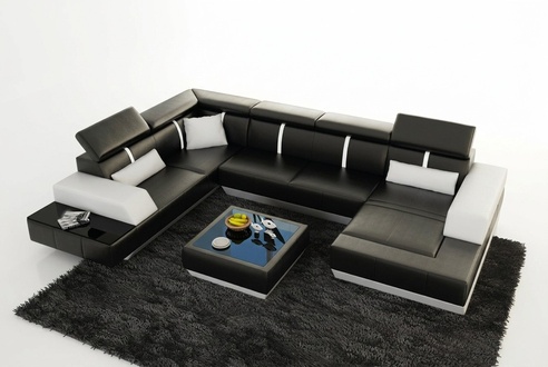 Sofa Wohnlandschaft U Form Ecksofa Couch Garnitur Polster U Form