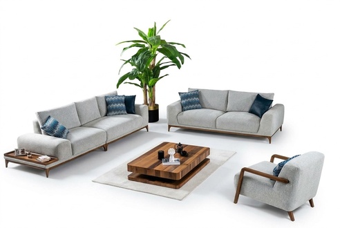Sofa Wohnzimmergarnitur Polstergarnitur Set Sofakombination Sitzgarnitur 4+3+1