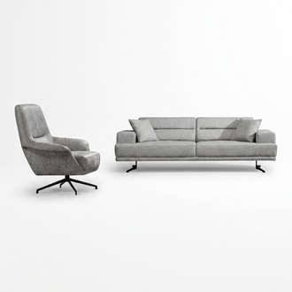 Sofagarnitur 3+1 Sitzer Garnitur Sofa Sessel Sofas Polster Couch Modern Design