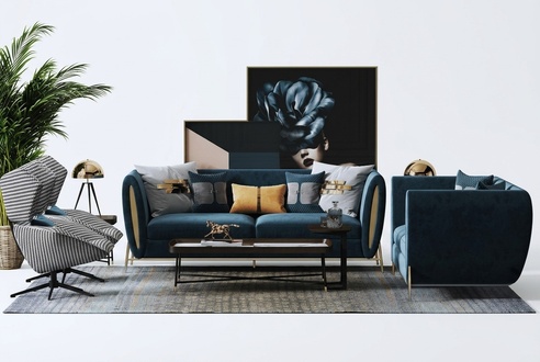 Sofagarnitur 3+1 Sitzer Set Design Sofas Polster Couchen Textil Relax Luxus