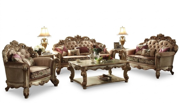 Sofagarnitur 3+2+1 Sitzer Set Sofa Polster Couchen Couch Luxus Chesterfield