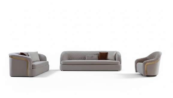 Sofagarnitur 321 Sitzer Set Design Sofa Gruppe Couch Moderne Luxus Polster Neu