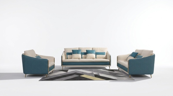 Sofagarnitur 3+2+1 Sitzer Sofa Sitz Couch Polster Garnitur Moderne Couchen