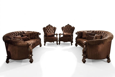 Sofagarnitur Couch Sofa Polster Klassische Wohnzimmer Gruppe Garnitur