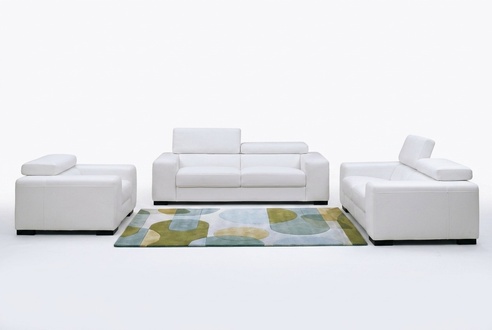 Sofagarnitur Design Couch 3+2 Set Polster Leder Sofa Wohnzimmer
