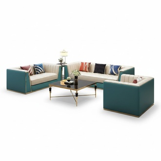 Sofagarnitur Designer Sofa Ledersofa 321 Sitzer Modernes Sofa
