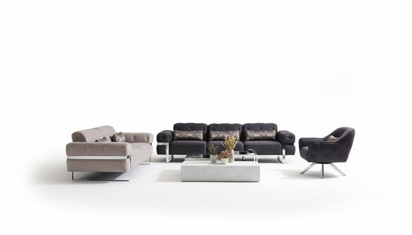 Sofagarnitur Set 431 Sitz 3x Couchtischе Couch Garnitur Design Tische 6tlg.