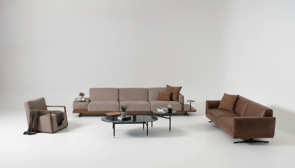 Luxus Sofagarnitur Sofas 4+3+1 Sitz Sessel 2х Couchtisch 4tlg