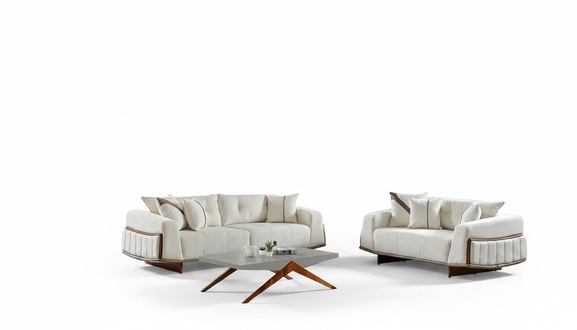Sofagarnitur Wohnlandschaft Sofa-Set Wohnzimmergarnitur Sessel Polstergarnitur