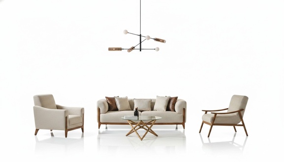 Sofas Polster Hochwertig Sessel Sofagarnitur Modern Dreisitzer 2x 3-Sitzer