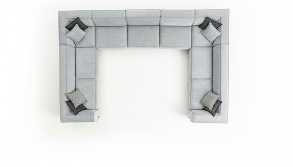 Sofas U Form Polstersofa Modern Wohnzimmer Sofa Couch Design Textil
