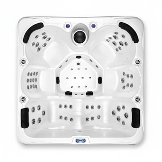 Spa-Bad Whirlwanne Whirlpool Blubberbad Hydromassagewanne Sprudelbad 210x210 cm