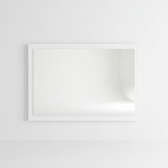 Spiegel Holzrahmen Wandspiegel Klassischer Designer Spiegel 90x60cm