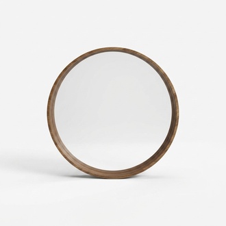 Spiegel Klassischer Holz Wandspiegel Spiegel Design Braun Wohnzimmer Neu