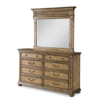 Spiegel Kommode Schrank Kommoden Anrichte Schlafzimmer Set Holz Modern