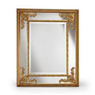 Dekoration Spiegel Wandspiegel Flurspiegel Bad Flur Holz Wand Spieglein Barock