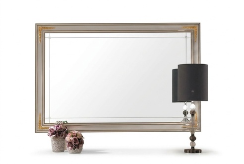 Spiegel Wandspiegel Flurspiegel Rechteckig Holz Wand Dekoration Spieglein Barock