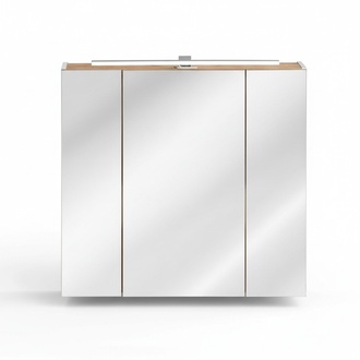 Spiegelschrank Wandschrank Badezimmerschrank mit Spiegel 80 cm LED